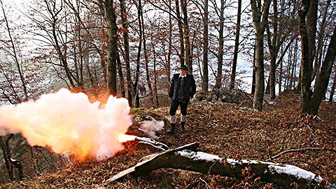 Kultur Berchtesgaden - Weihnachtsschützen - Kanone