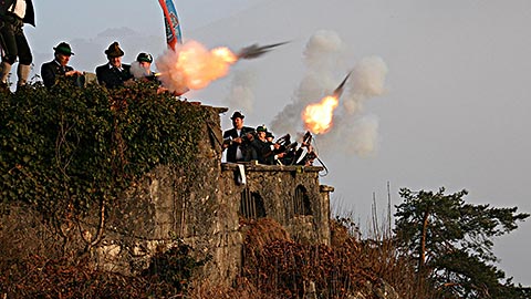 Kultur Berchtesgaden - Weihnachtsschützen am Festtag