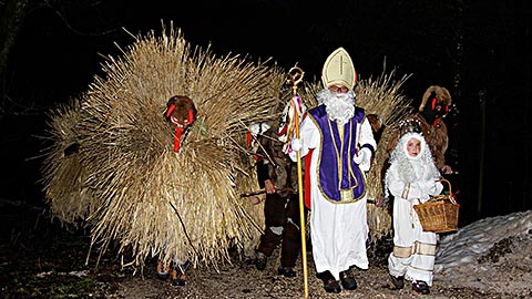 Kultur Berchtesgaden - Weihnachtsurlaub Nikolaus Krampuss Buttnmandl