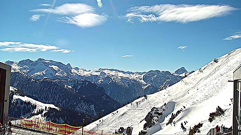 Webcam Jenner - Wolkenstimmung Mittag im Winter