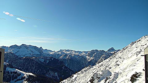 Webcam Jenner Bergstation - klare Sicht im Winter