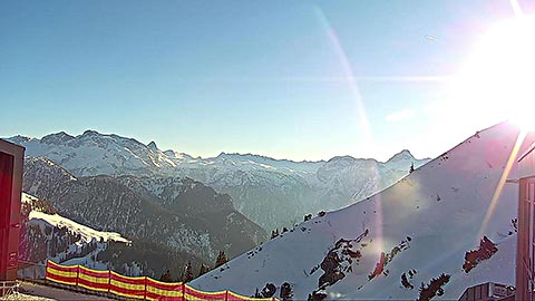 Webcam Jenner Bergstation strahlender Sonnenschein