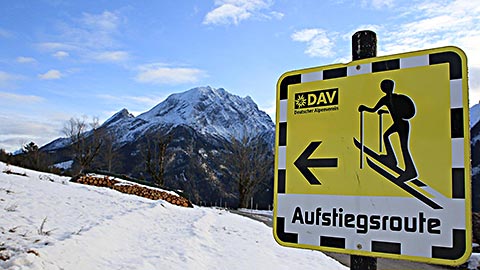 Skitour Berchtesgaden - Die markierten Routen