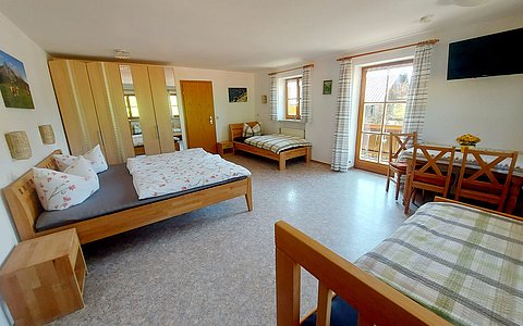 Vierbettzimmer Nr. 2 am Stöcklhof / Ramsau