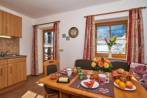 Einbauküche mit Spülmaschine FeWo Watzmann