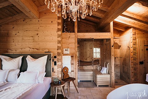 Obergeschoss mit Sauna