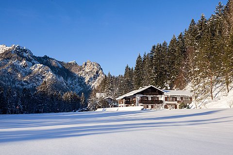 Haus Alpengruss im Winter