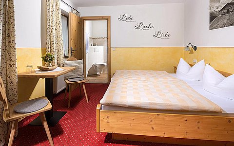 Doppelzimmer mit Frühstück Hochkalter - in Ramsau - Scheffaulehen - Urlaub in den Bergen