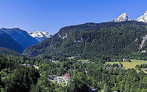 Camping Mühlleiten - Stellplatz mit Wohnmobil