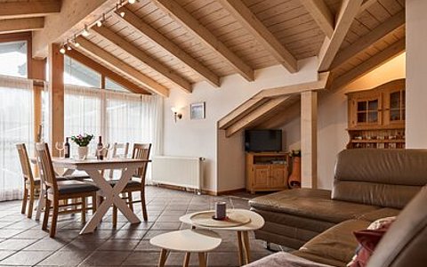 Ferienwohnung 4 "hohes Brett" für 1 bis 6 Personen mit 100 qm - Gästehaus Friedlich