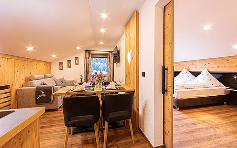 Großzügige Ferienwohnungen mit Bergpanorama