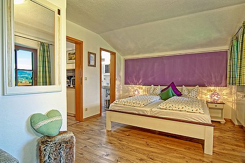 Schlafbereich FeWo Kehlstein